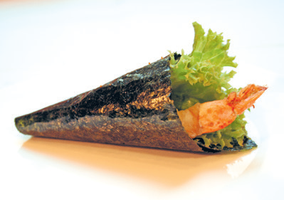 Chili Prawn Temaki