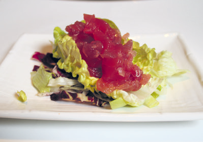 Tonijn Sashimi salade